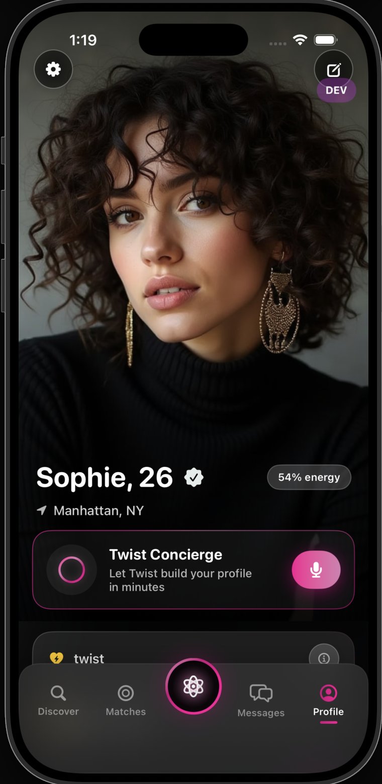 Twist app preview